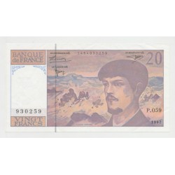 20 Francs Debussy - 1997 - P.059 - TTB+