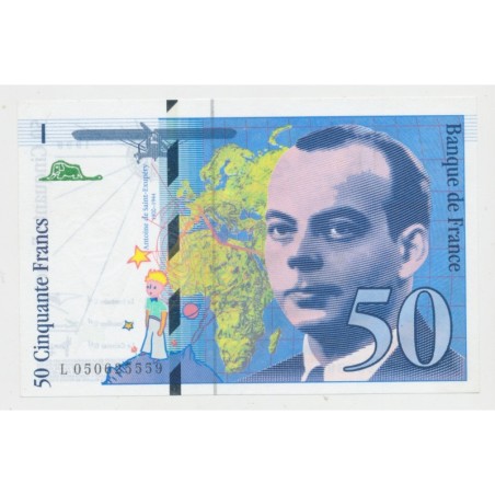 50 Francs St Éxupéry - 1999 - L - NEUF