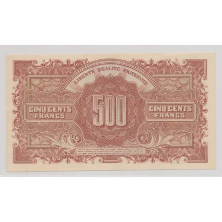 500 Francs Marianne - 1945 - Série L - TTB+