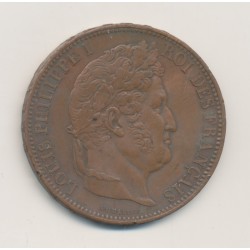 Module 5 francs - Louis philippe - Visite la monnaie de Rouen 1831 - bronze - TTB+