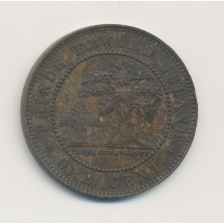 Canada - 1 Cent 1871 - Prince edward island - bronze - TTB