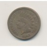 Etats-Unis - 1 Cent 1863 - Tête indien - bronze - TB