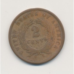 Etats-Unis - 2 Cent 1869 - TB