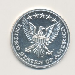 Médaille - John et Robert Kennedy - argent 14g - 36mm - SPL+ 2