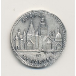 Médaille - Konrad II - aura moguntia - Allemagne - argent 6,95g - 25mm - SUP+ 2