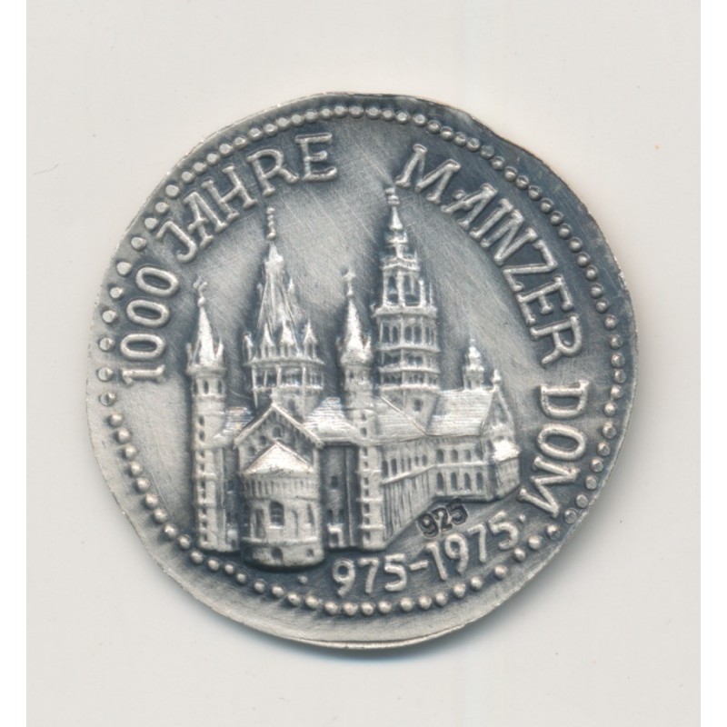 Médaille - 1000 ans manier dom - Allemagne - argent 6g - 25mm - SUP+