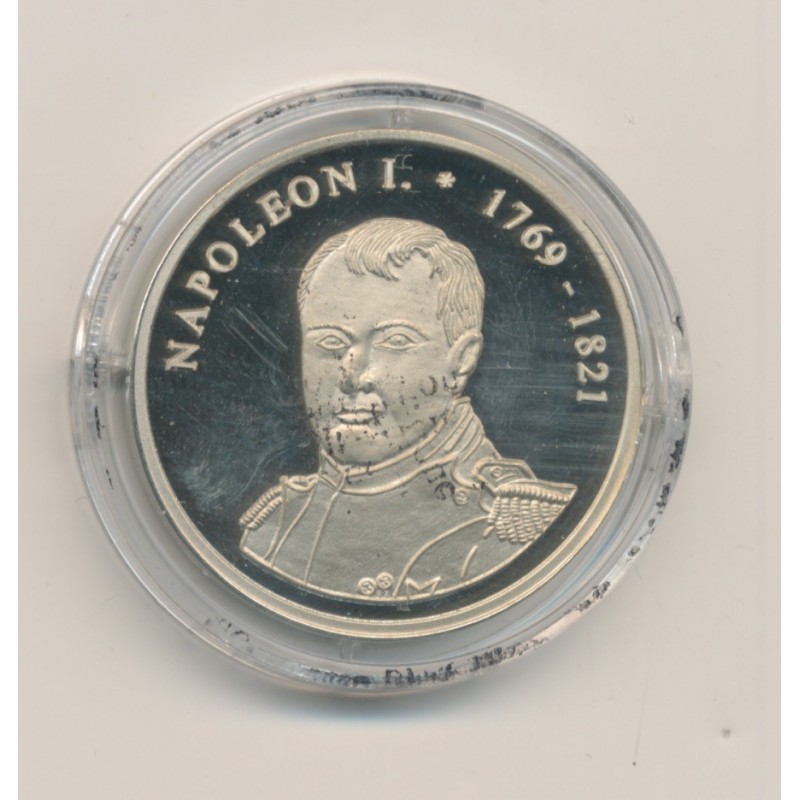 Médaille - Napoléon empereur - Collection les rois de france - argentan - 30mm - FDC