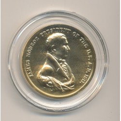 Médaille - James Monroe - Président des États-Unis - bronze doré - 33,5mm - FDC