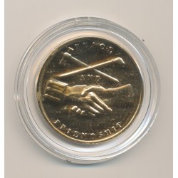 Médaille - Andrew Jackson - Président des États-Unis - bronze doré - 33,5mm - FDC 2