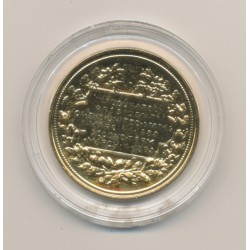 Médaille - Grover cleveland- Président des États-Unis - bronze doré - 33,5mm - FDC 2
