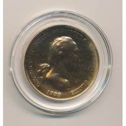 Médaille - George washington - Président des États-Unis - bronze doré - 33,5mm - FDC