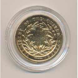 Médaille - chester arthur - Président des États-Unis - bronze doré - 33,5mm - FDC 2