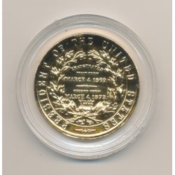 Médaille - Ulysses S Grant - Président des États-Unis - bronze doré - 33,5mm - FDC 2
