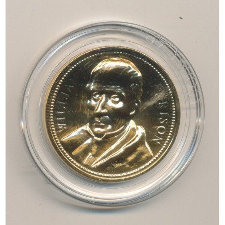 Médaille - William  Harrisson - Président des États-Unis - bronze doré - 33,5mm - FDC