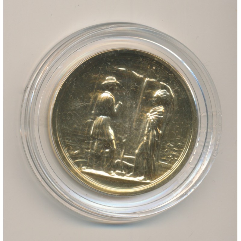 Médaille - Millard Fillmore - Président des États-Unis - bronze doré - 33,5mm - FDC