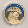Ecu 1997 - Belgique - cuivre doré - 40mm - FDC