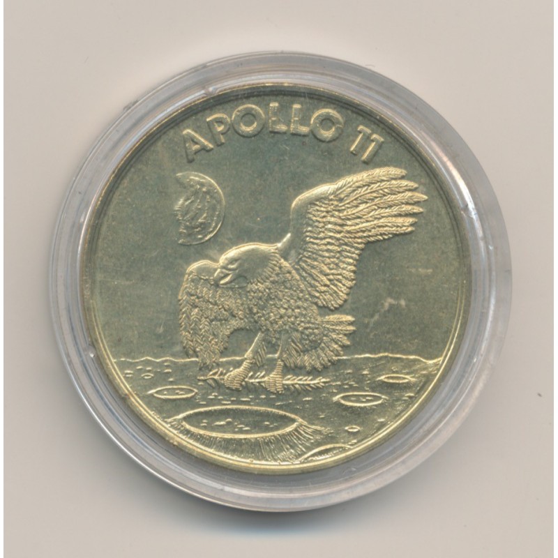 Médaille - 25 ans Mission Apollo 11 - bronze - FDC