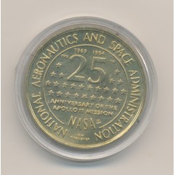 Médaille - 25 ans Mission Apollo 11 - bronze - FDC 2
