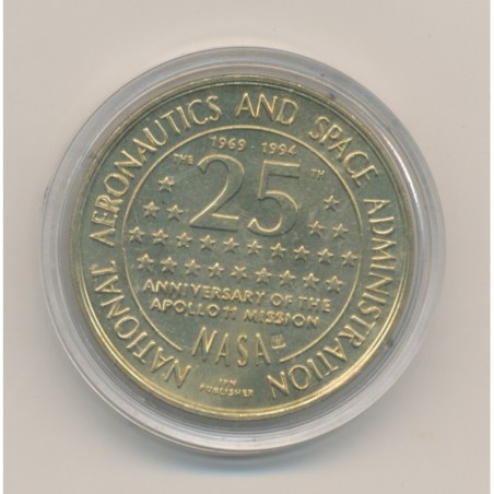 Médaille - 25 ans Mission Apollo 11 - bronze - FDC