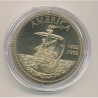 Médaille - America 1492-1992 - 500e anniversaire découverte du nouveau monde - bronze