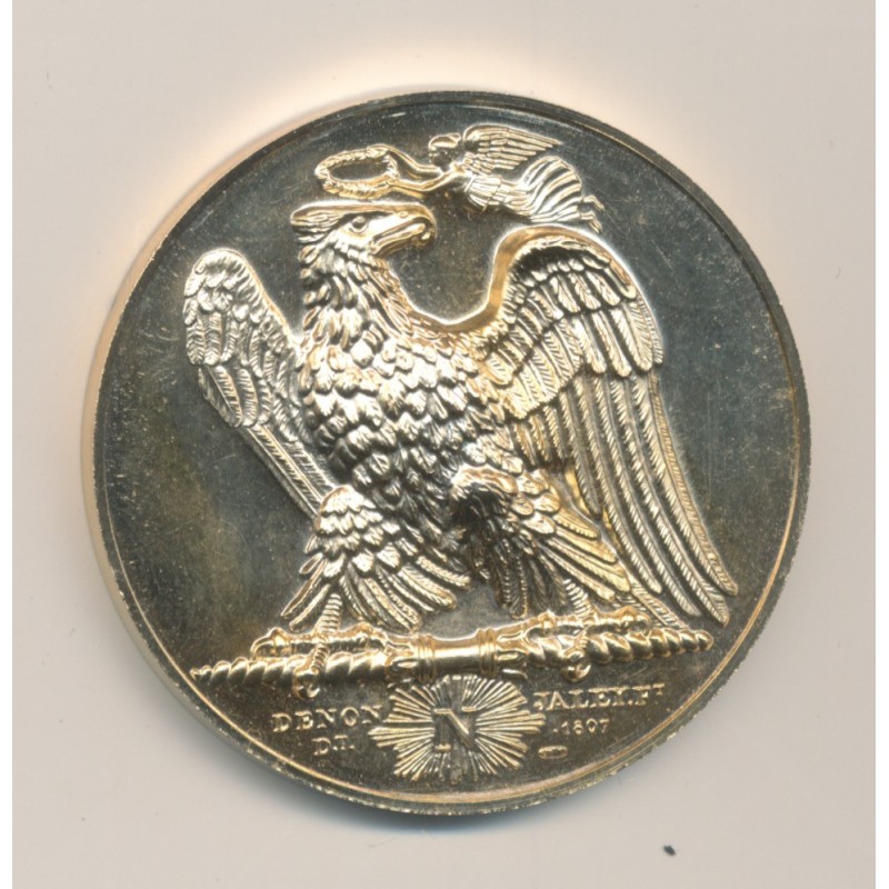 Médaille - au service Napoléon - refrappe - Collection Napoléon Empereur - bronze