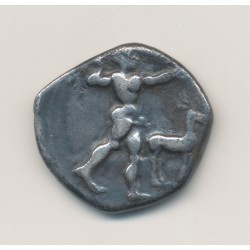 Bruttium - Didrachme - frappé à Caulonia - argent - TB/TB+ 2