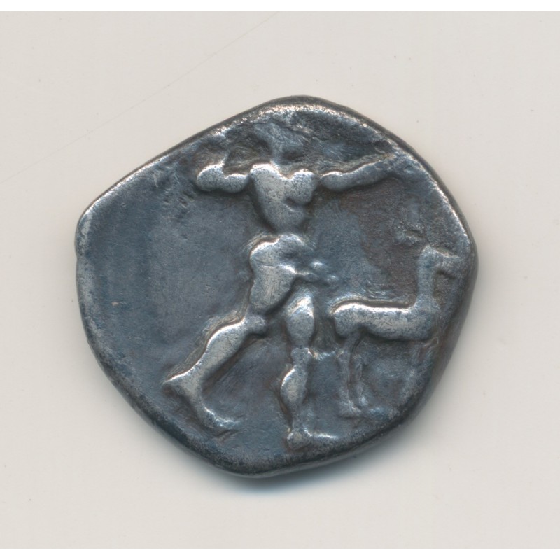 Bruttium - Didrachme - frappé à Caulonia - argent - TB/TB+