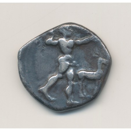 Bruttium - Didrachme - frappé à Caulonia - argent - TB/TB+