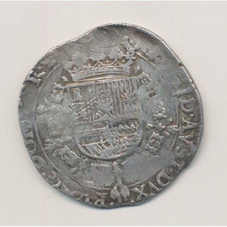 Pays-Bas Espagnol - Patagon - 1633 Tournai - Philippe IV - argent - TB