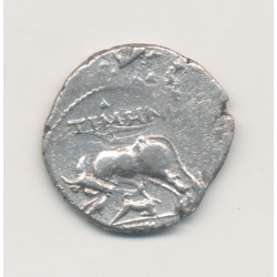 Illyrie - Drachme - Apollonia - magistrats timen et damophantos - argent - TB+