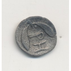 Bruttium - Litra - frappé à Rhégium - argent - TTB 2