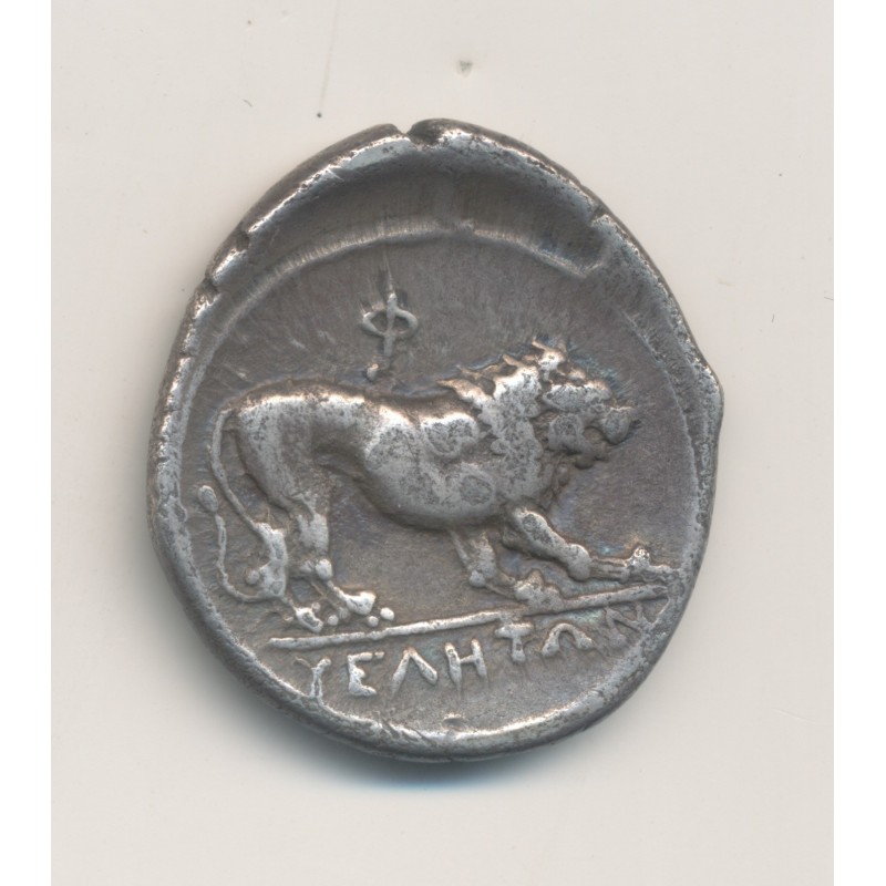 Lucanie - Didrachme - frappé à Vélia - argent - TB+/TTB