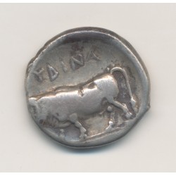 Lucanie - Didrachme - frappé à Thurium - argent - B/TB