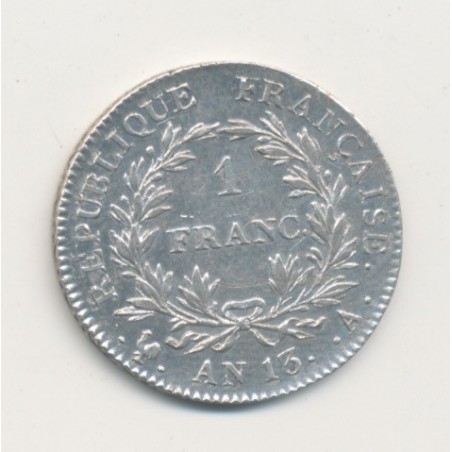 Napoléon empereur - 1 Franc - AN 13 A Paris