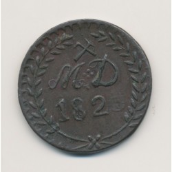 Louis XVIII - 30 Sous - Mines d'Anche - 1820 2