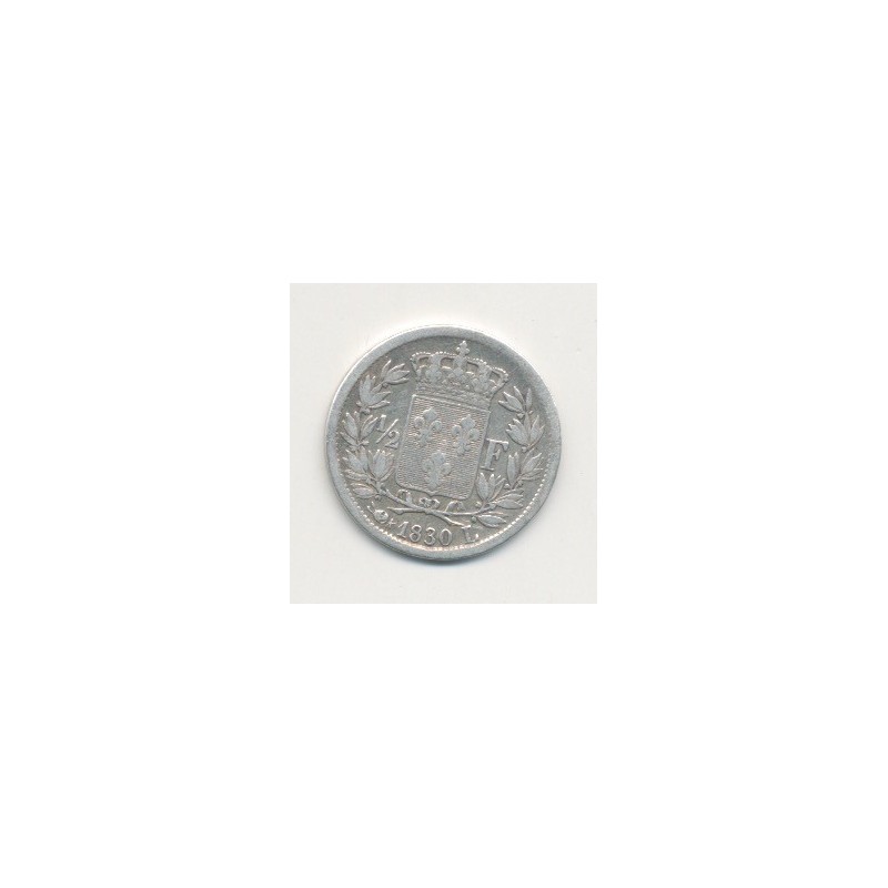 1/2 Franc Charles X - 1830 L Bayonne