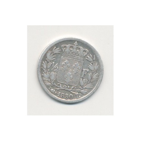 1/2 Franc Charles X - 1830 L Bayonne