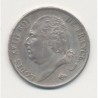 Louis XVIII - 1 Franc - 1824 W Lille