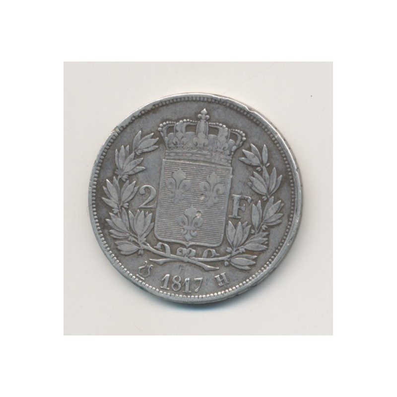 Louis XVIII - 2 Francs - 1817 H La Rochelle