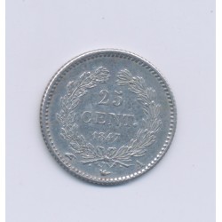 25 centimes Louis Philippe I - 1847 A Paris - SUP+ 2