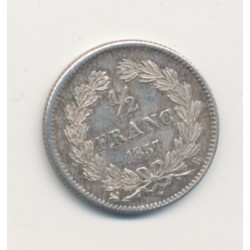 1/2 Franc Louis Philippe I - 1837 B Rouen 2