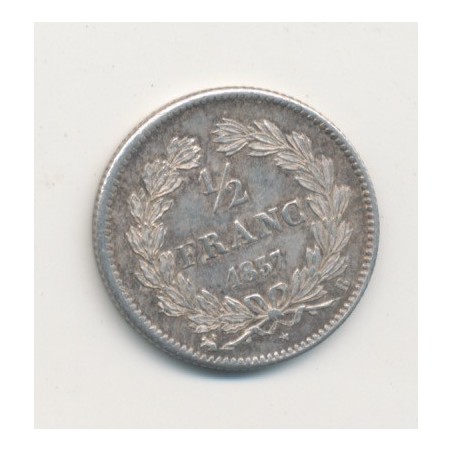 1/2 Franc Louis Philippe I - 1837 B Rouen