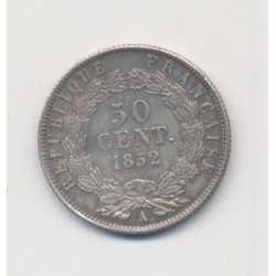 Louis napoléon Bonaparte - 1/2 Franc - 1852 A Paris 2