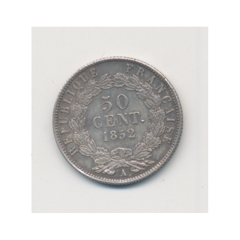 Louis napoléon Bonaparte - 1/2 Franc - 1852 A Paris