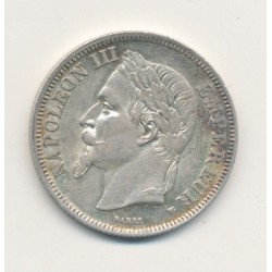 Napoléon III - Tête laurée - 2 Francs - 1866 BB Strasbourg