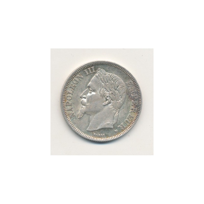 Napoléon III - Tête laurée - 2 Francs - 1866 BB Strasbourg