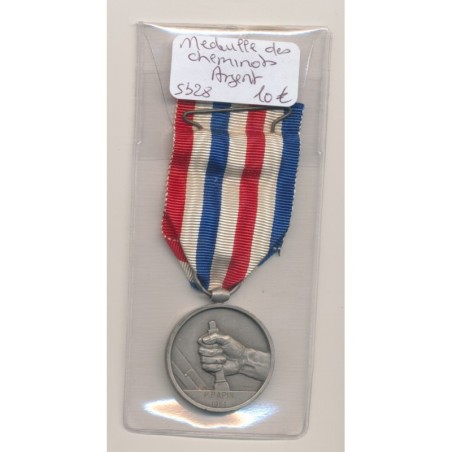 Médaille des Cheminots - argent - ordonnance
