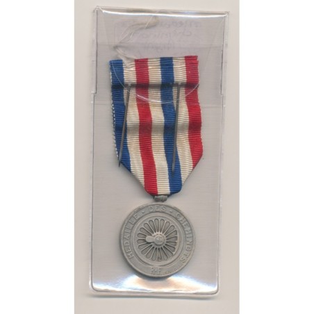 Médaille des Cheminots - argent - ordonnance