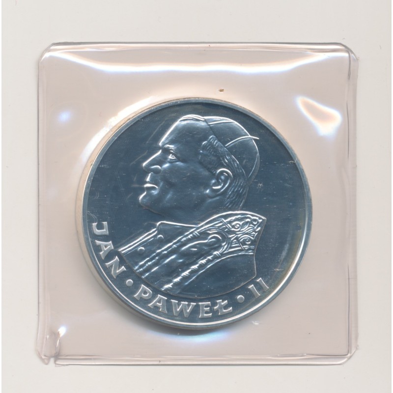 Pologne - 100 Zloty 1982 - Jean Paul II - argent - BU