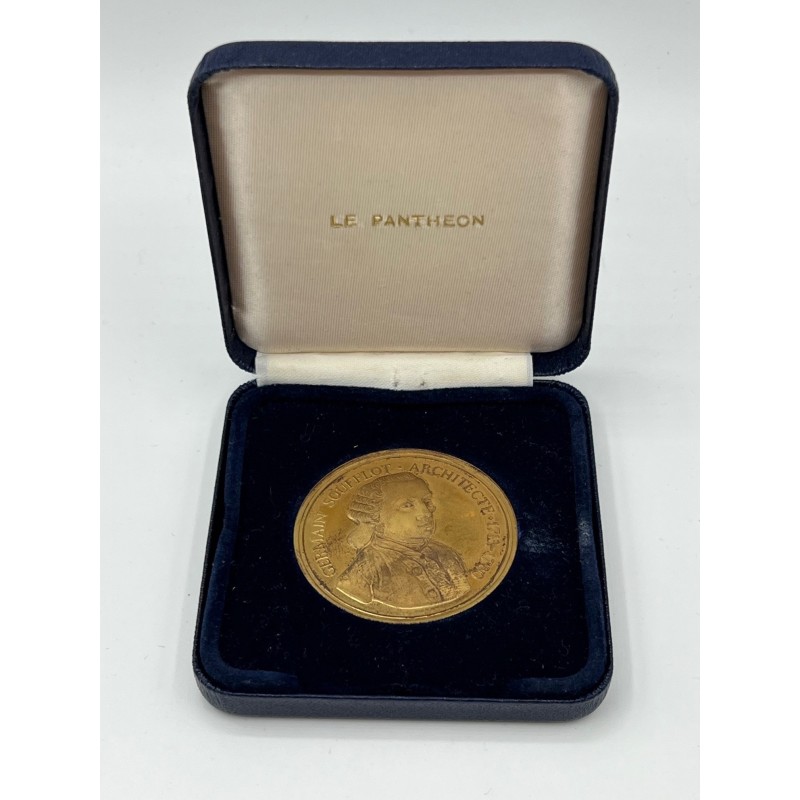 Medaille - Germain Soufflot - architecte - Le Panthéon - bronze - 43,5mm - sup